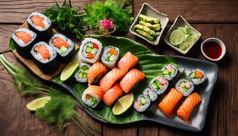 sushi promotes balanced nutrition